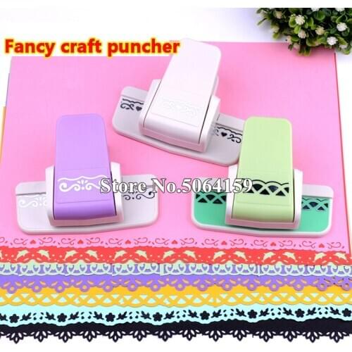 Punch scrapbooking handmade edge device DIY paper cutter craft Handmade New fancy border punch S flower design embossing