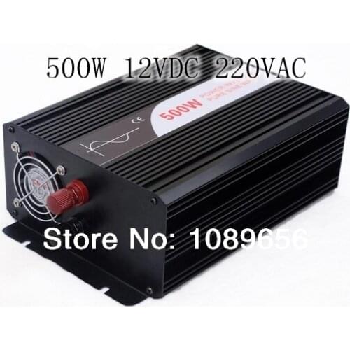 High quality 500w Pure Sine Wave Power Inverter 12VDC to 220VAC dc 12v to ac 220v Power inverter Car Inverter Converter