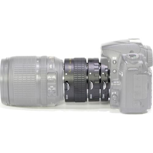 Pixco Nikon Metal Auto Focus Macro Extension Tube Set MK-N-AF1-A 12+20+36mm