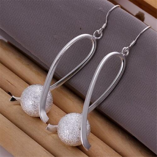 Hot selling Retro Exquisite trend accessories silver color earrings high quality fashion jewelry