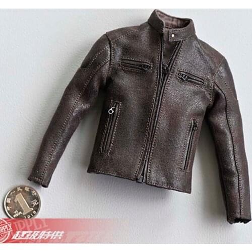 1/6 Soldier Model Accessories Clothes 12'' Action Figure Anime Same Retro Style Motorcycle Jacket Can Be Used As A Friend Gift