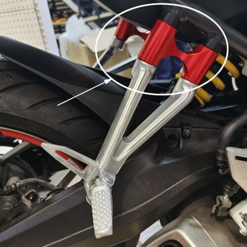 Motorcycle accessories Passenger rest foot peg footrest wide pedal side bracket extender adjustment for CB650R CBR650R 2019 2020