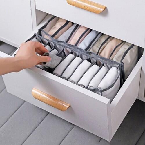 3-piece Set of Mesh Compartment Underwear Storage Box Household Finishing Drawer Bra Underwear Socks Storage Practical Lattice
