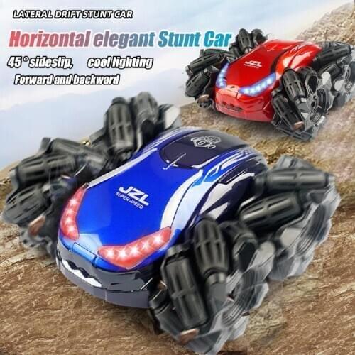Newelectric Remote Control Off-roadvehicle Four-wheel Drive Stunt High-speed Carside Slip Lateral Drift Stunt Car Childrens Toy