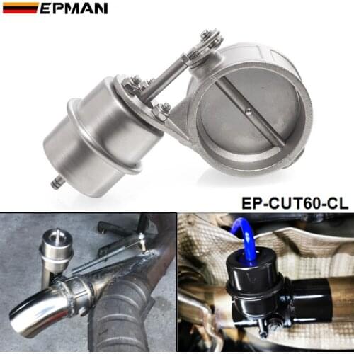 NEW Vacuum Activated Exhaust Cutout / Dump 60MM Close Style Pressure: about 1 BAR For BMW E36 M3/325i EP-CUT60-CL
