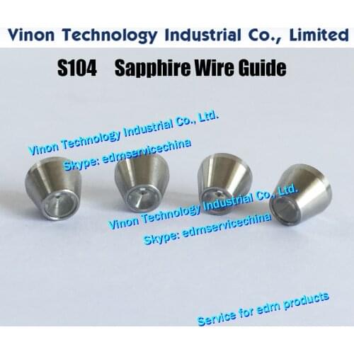 Ø0.21mm edm Wire Guide (Sapphire) S104 3080219, Upper Dies B (Sapphire) 0205671 for AQ,A,EPOC edm machine EDM Sapphire Guide