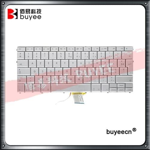 Original For MacBook A1138 A1139 French Laptop Keyboard Replacement Silver A1138 A1139 FR Language Keyboards Repair