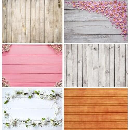 SHENGYONGBAO Art Fabric Photography Backdrops Wooden Planks Theme Photography Background 210203FB-03