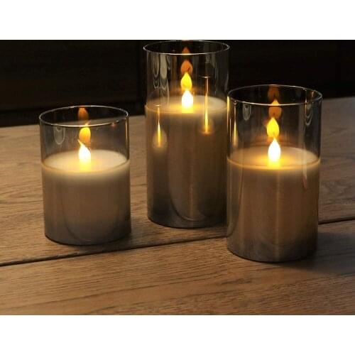 LED Candles Light Tealight Romantic Vintage Candles Lamp Electronic Votive Flameless Halloween Home Decoration Accessories
