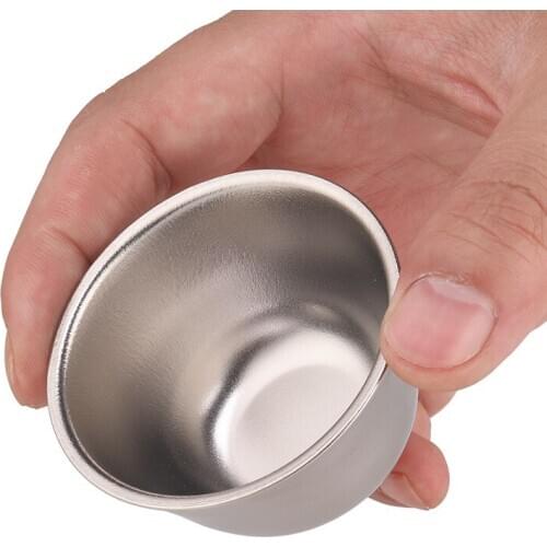 Outdoor Pure Titanium Double-Layer Anti-Scalding Cup Kung Fu Tea Set Tea Cup Non-Odor Health Tea Bell Cup Ta8747