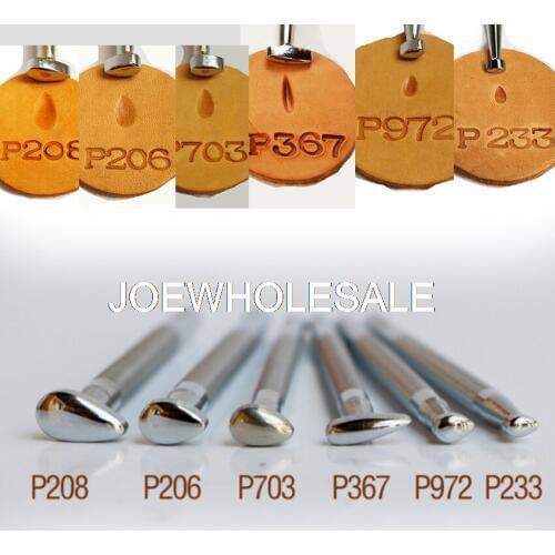 Leather tool Japanese craft draft printing tool P208/P206/P233/P703/P972/P367,leather metal stamp
