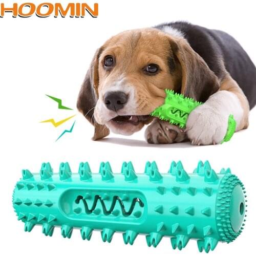 HOOMIN Dog Molar Tooth Stick Durable Dog Chew Toy Puppy Dental Care Elasticity Soft Dog Molar Toothbrush Pet Tooth Cleaning