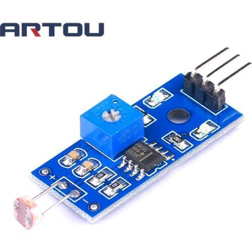 10PCS Optical Sensitive Resistance Light Detection Photosensitive Sensor Module for arduino 3pin DIY Kit