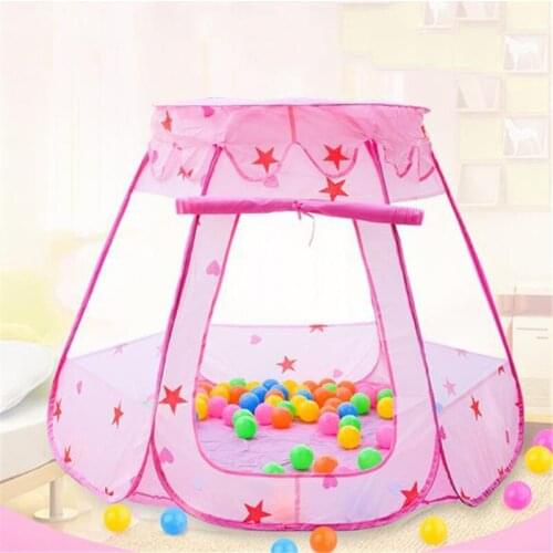 2021 New Style Kids Ocean Ball Pit Pool Toys Outdoor and Indoor Baby Toy Tents Baby Girls Fairy House Tent Princess Play Tent