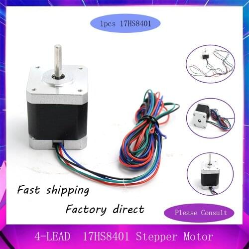 1PCS Nema17 17HS8401 Stepper Motor 4-lead 42 motor Nema 17 motor 42BYGH 1.8A motor for CNC XYZ