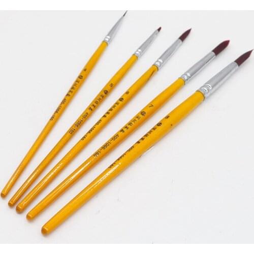 5 Sets Dental Lab Polishing Brushes Nylon Painting Pens Dust Cleanning Brush