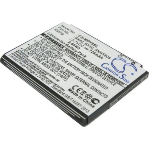 Cameron Sino 720mAh battery for MOTOROLA Moto Jewel MOTO U8 U9 V10 V9 V9m ZN5 RAZR2 V9x Stature i9 BX50 FNN7012AA SNN5805