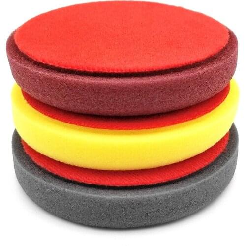 Car Paint Rotary Machine Foam Pad 5inch Polishing Heavy Cutting Finishing Pad Auto RO Polisher Foam Disc Sponge Kit Foams