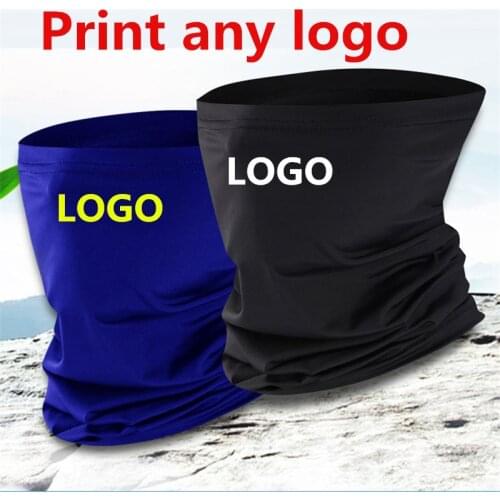 Custom Headband Bandana Scarf Print logo Multifunctional Seamless Face Mask Tube Ring Scarf Men Women UV Resistence Seamless