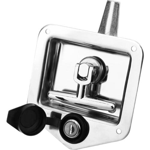 Free shipping 304 Stainless Steel Handle Lock Automobile door lock Locker lock Engineering Vehicles Panel Latch Car Accessaries