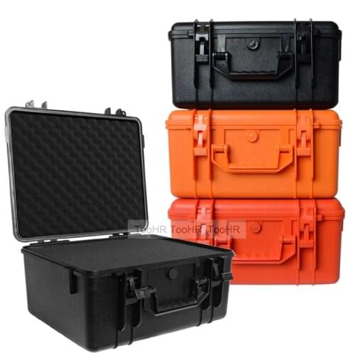 328x235x168mm safety protection instrument case toolbox equipment outdoor suitcase waterproof shockproof with sponge