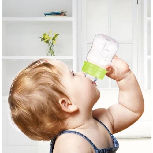 Infant Baby Mini Portable Feeding Nursing Bottle 0-18 Months Feeder 60ML PP Nursing Juice Milk Mini Hardness Bottle Baby Bottle