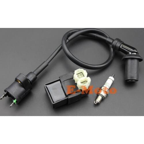 Performance Ignition Coil 6 Pin AC CDI A7TC Spark Plug GY6 50cc 125cc 150cc Scooter ATV free shipping