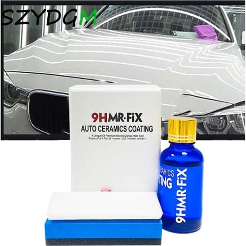 9H Liquid Glass Ceramic Car Coating Waterproof Nano Ceramics Car Paint Care Liquid Anti-scratch Super Hydrophobic Glass Coating