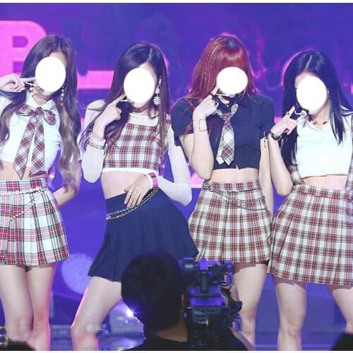 Korean Dance Clothing Girls Jazz Dance Costume Group Performance Clothing Cheerleading Jk Dance Clothes Rave Stage Wear SL5316