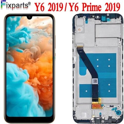 New 6.09" For Huawei Y6 2019 Y6 Prime 2019 LCD Display Touch Screen Digitizer Assembly MRD-LX1F LCD For Huawei Y6 Pro 2019