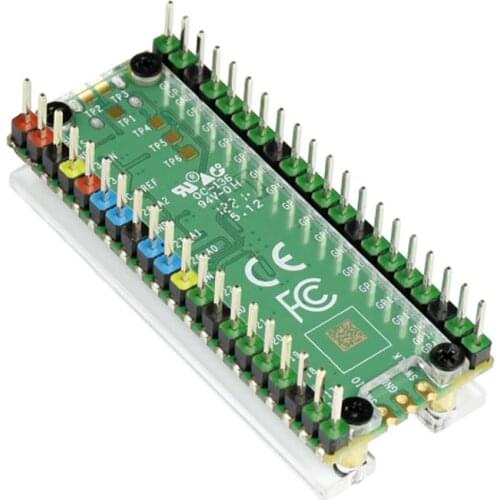 Clear Acrylic Protection Case for Raspberry Pi Pico With Customized Key Cap, Neat Design