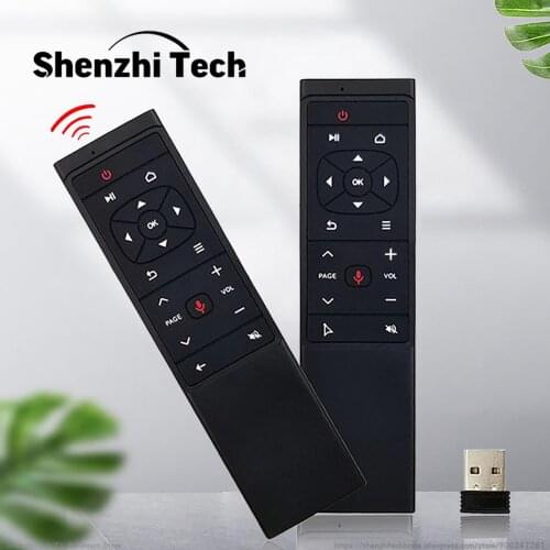 MT12 Air Mouse Learning Remote Control with Google Assistant Microphone IR USB and Wireless Universal Controller for Smart TV