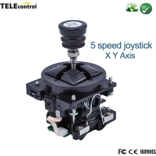 Telecontrol joystick JM-7A41-1 for remote control 2 motions Universal direction 5-steps tower crane remote control Joystick