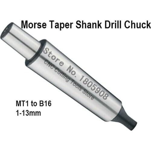 Reducing Drill Sleeve MT1 to B16 1mm-13mm Morse Taper Shank Drill Chuck Arbor Drilling Lathe Machine Capacity 1-13mm