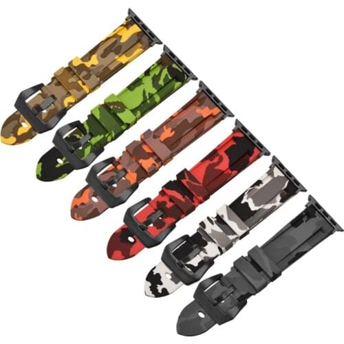 Sport Band For Apple Watch Band 44mm 40mm Series 5 4 Soft Silicone Strap For iWatch Band 42mm 38mm Series 3/2/1 Watch Strap