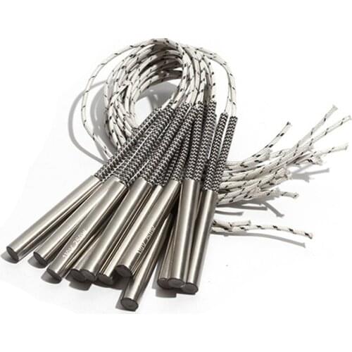 5PCS 12.5mm 98~115mm 316SUS Tubular Heating Pipe Cartridge Heater 110/220/380V 500/510/530/560/580W Electric Mould Element