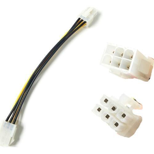 Video Card Graphics 6pin Extension Cable 6pin Male To Female 6pin PCI Express Power Supply PSU GPU 6P Extension Cable