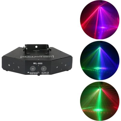 From The Sound Control Brilliant Light Sound Control Six Eyes Laser Light KTV Laser Light Bar Laser Light Rotating Karaoke Hall