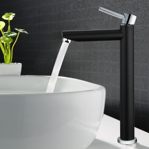 Tall bath Sink faucet bathroom slim hot and cold Chrome/White/Gold basin water mixer tap bathroom sink faucet High Quality
