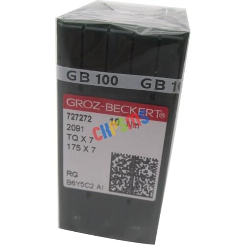 100PCS Groz-Beckert TQX7,175X7 Industrial Button Sewing Needles FOR JUKI MB-372, MB-373 Brother CB3-B916,B917 Singer 175 Class
