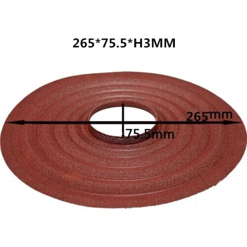 2pcs/ lot Large 265mm Double Spider Cloth Damper Red DIY Spring Pad Woofer Subwoofer Speaker Repair Kit Accessory Free Shipping