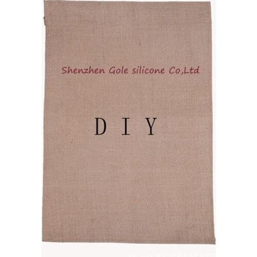 200pcs/lot Jute Burlap Garden Flags W/12*H/18 Inch H Liene Yard Hanging Flag House Decoration Printed Pattern Banner Ads