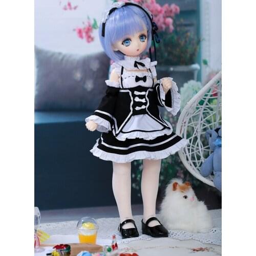 2021 In stock 1/4 39cm Japanese anime figure Rem BJD movable action figure best kids toys for girls