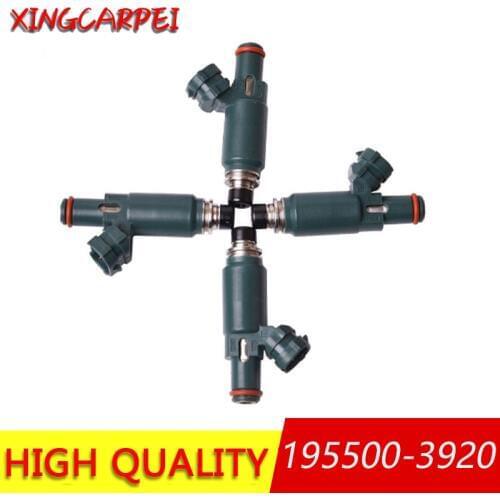 4pcs 16611-AA521 195500-3920 Fuel Injector Fit For Subaru Impreza WRX 2.0 2002-2005 16611AA521 1955003920 Auto Part