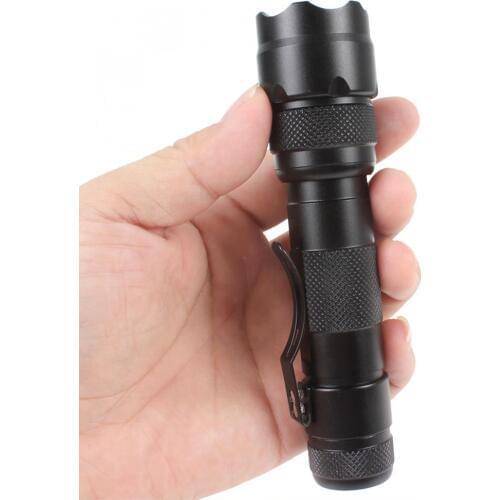 502B Mini LED Infrared Night Vision Red Light Flashlight for Outdoor / Camping / Hiking