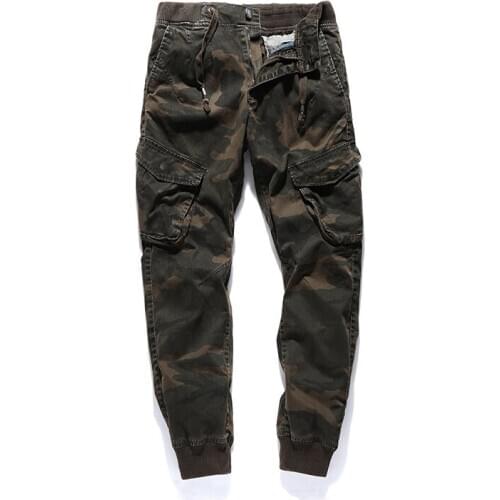 2020 New High Quality Jogger Camouflage Pants Men Casual Cotton Fitness Runners Trousers Comfortable Sweatpants Autumn Cargo Man