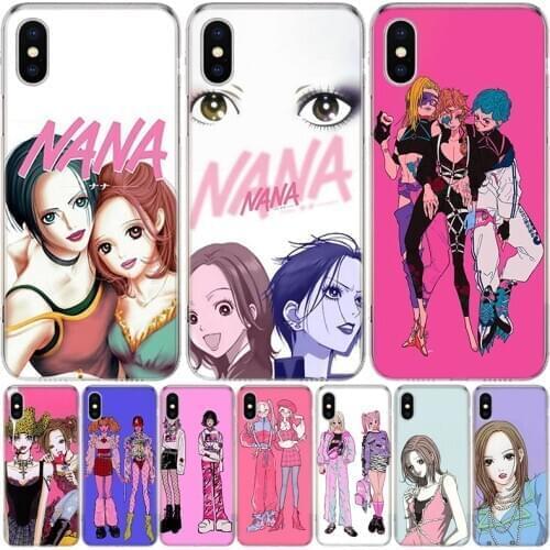 NaNa osaki anime Phone Case For Iphone 11 12 Mini Pro XS Max XR X 8 7 6 6S Plus SE 2020 5 5S SE Cover Shell Coque