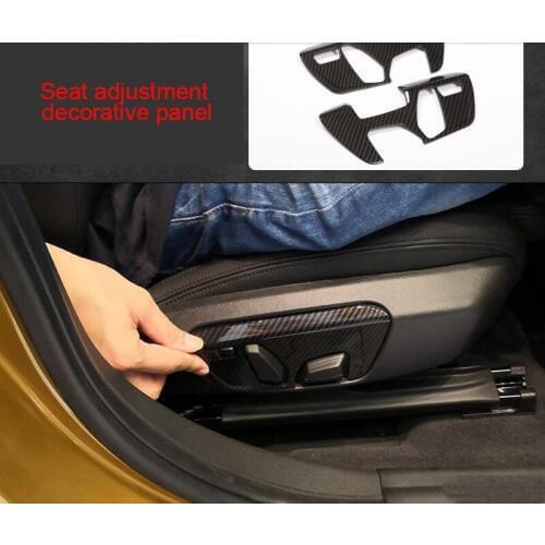 Seat Adjustment Decorative Panel For Bmw Gran Tourer Carbon Fiber 2015-2019 2pcs 2 Series F46 218i