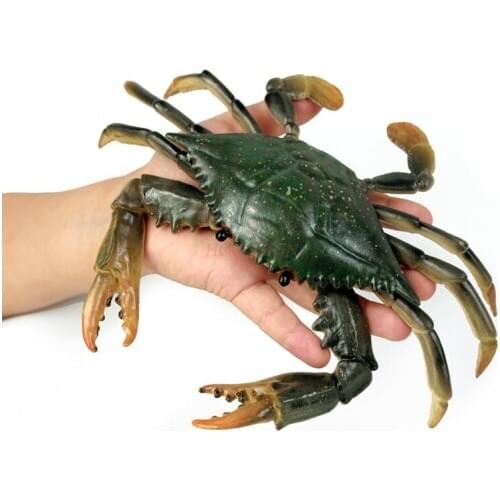 Simulation marine animal toy Simulation Marine Animal Swimming Crab Crab Model Toy Seafood Bottom World Lobster Solid Child