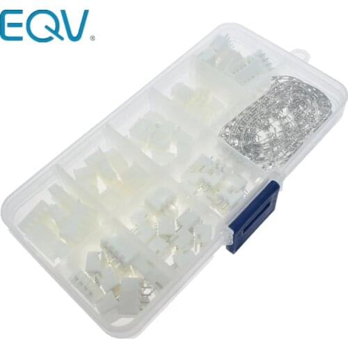 230Pcs XH2.54 2P 3P 4P 5 Pin 2.54mm Pitch Terminal Kit / Housing / Pin Header JST Connector Wire Connectors Adaptor XH Kits TJC3